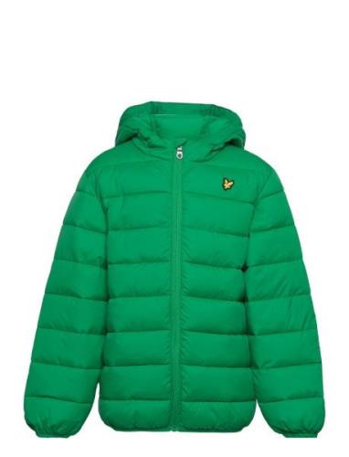 Lightweight Puffa Jacket Green Lyle & Scott Junior