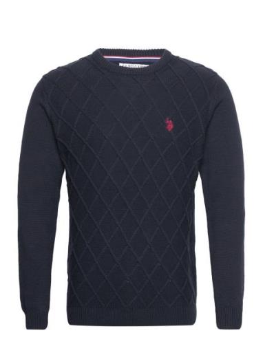 Uspa Cableknit Ck Clive Men Navy U.S. Polo Assn.