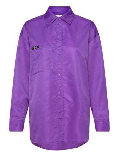 Regan Over D Shirt Purple NORR