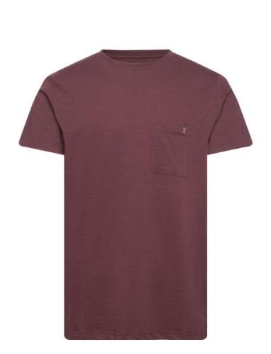 Kolding Organic Tee S/S Purple Clean Cut Copenhagen