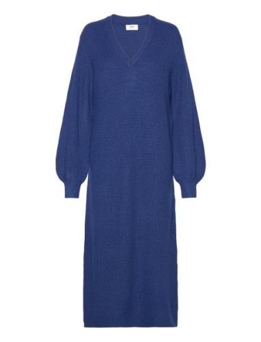 Objmalena L/S Knit Dress Noos Blue Object