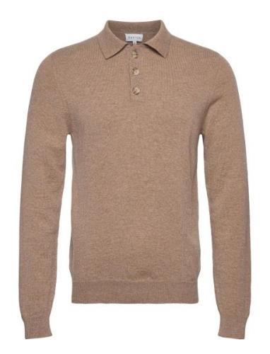 Man Collar Beige Davida Cashmere