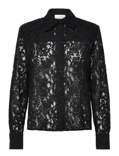 Sylvina Lace Shirt Black NORR