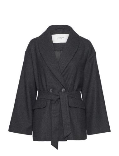 Wool Jacket Grey Rosemunde