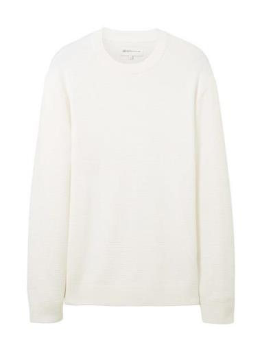 Structured Basic Knit White Tom Tailor