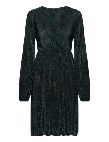 Onlnisa L/S Plisse Bk Wrap Dress Cs Jrs Black ONLY