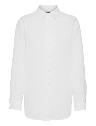 Linen Shirt White Lauren Ralph Lauren