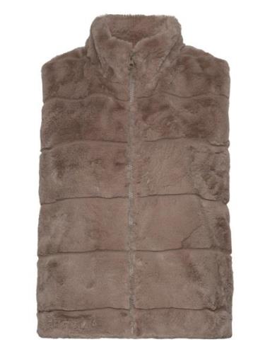 Fqfoxy-Waistcoat Brown FREE/QUENT