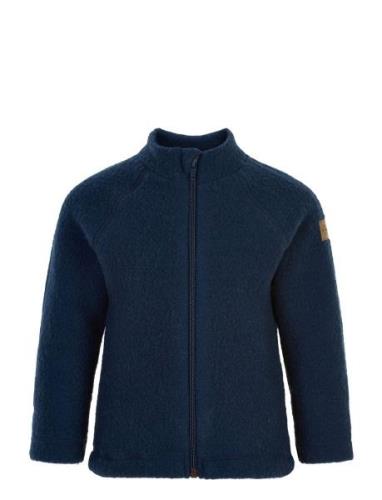 Wool Baby Jacket Blue Mikk-line