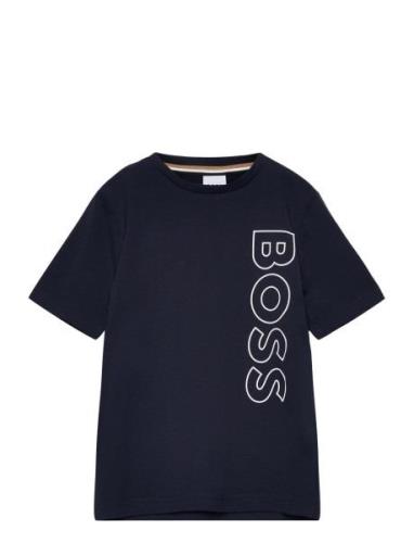 Short Sleeves Tee-Shirt Navy BOSS