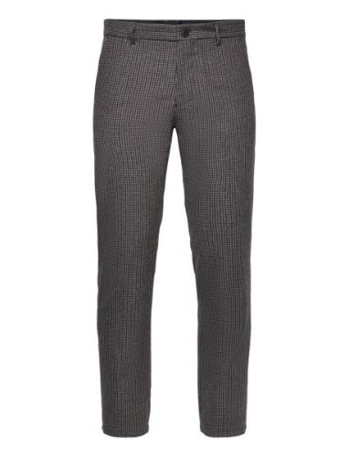 Slhstraight-William Wool Dsn 196 Pants W Navy Selected Homme