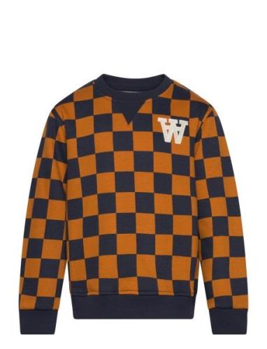 Rod Kids Checkered Sweatshirt Patterned Wood Wood