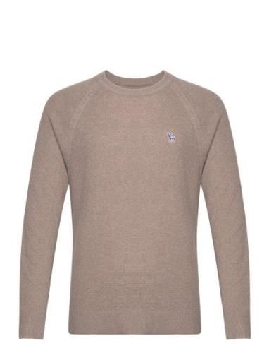 Anf Mens Sweaters Beige Abercrombie & Fitch