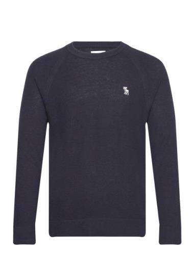 Anf Mens Sweaters Navy Abercrombie & Fitch