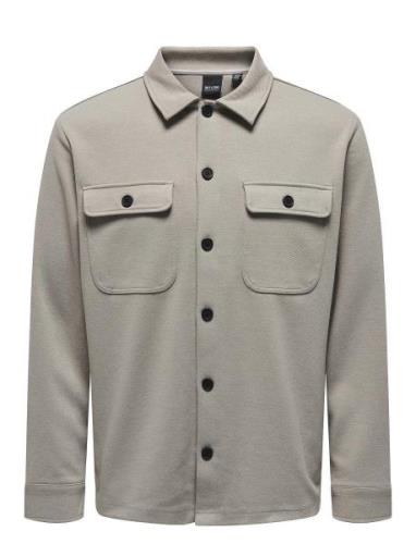 Onsnewkodyl Overshirt Sweat Noos Beige ONLY & SONS