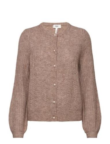 Objophelia L/S Knit Cardigan Rep Beige Object