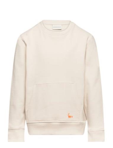 Pocket Sweatshirt Cream Tom Tailor