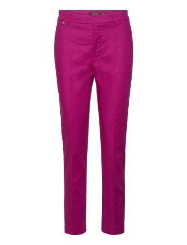 Double-Faced Stretch Cotton Pant Pink Lauren Ralph Lauren