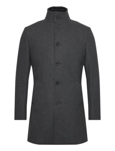 Bs Ontario Slim Fit Coat Grey Bruun & Stengade