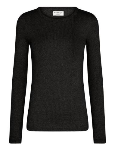 Bs Aurelie Regular Fit T-Shirt Black Bruun & Stengade