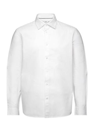Slim Fit Oxford Cotton Shirt White Mango