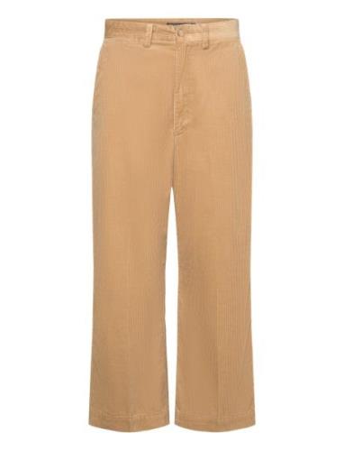 Wide-Wale Corduroy Wide-Leg Trouser Beige Polo Ralph Lauren