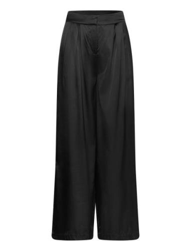 Silk Trousers Black Rosemunde