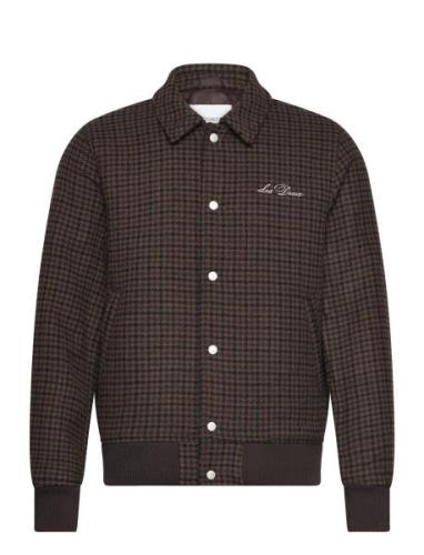 Les Deux Varsity Houndstooth Wool J Brown Les Deux