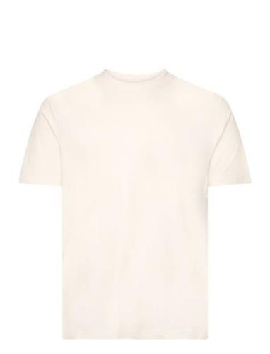 Basic 100% Cotton T-Shirt Cream Mango