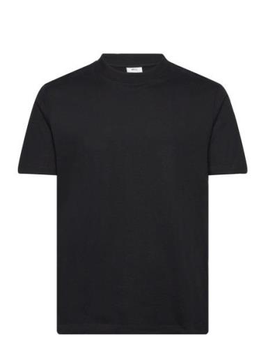 Basic 100% Cotton T-Shirt Black Mango