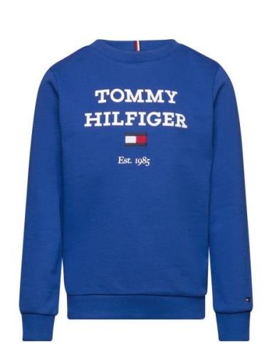Th Logo Sweatshirt Blue Tommy Hilfiger