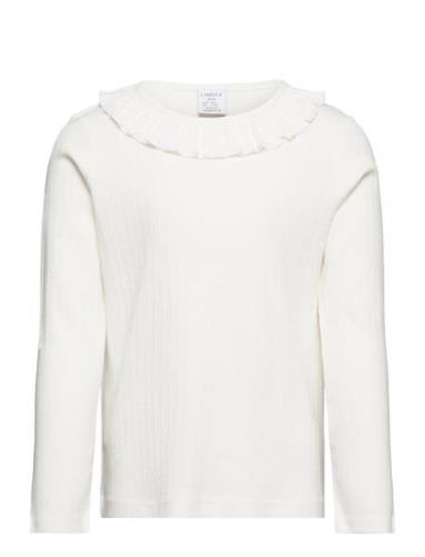 Top Drop Needle Frill Collar White Lindex