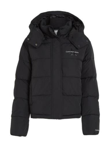 Monologo Non Down Short Puffer Black Calvin Klein Jeans