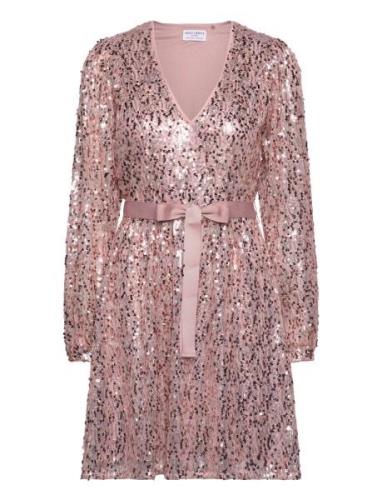 Dress Bella Sequinses Pink Lindex