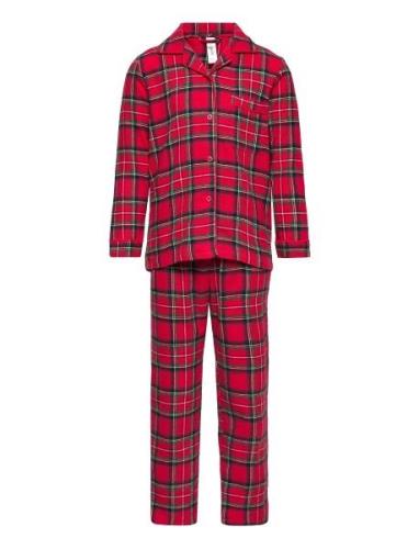 Pajama Flannel Yd Check Red Lindex