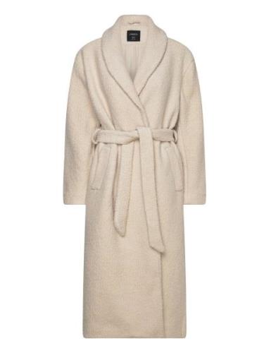 Coat Hailey Boucle Beige Lindex