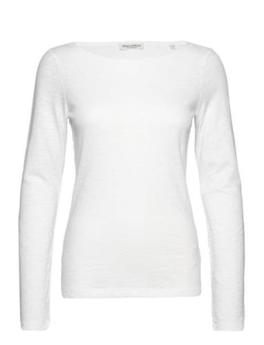 T-Shirts Long Sleeve White Marc O'Polo