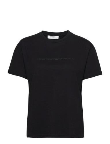 Mschliv Organic Logo Tee Black MSCH Copenhagen