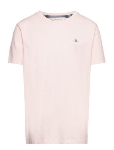Shield Ss T-Shirt Pink GANT
