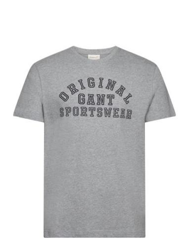 Original Graphic Ss T-Shirt Grey GANT