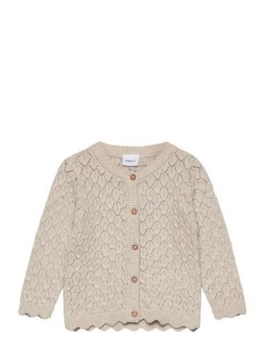 Nbftisol Ls Knit Card Beige Name It