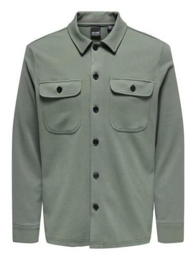 Onsnewkodyl Overshirt Sweat Noos Khaki ONLY & SONS