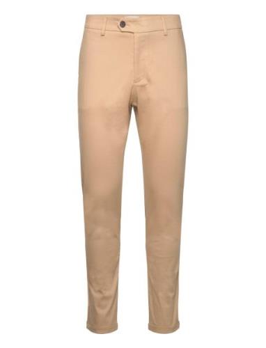 Como Cotton Suit Pants Beige Les Deux