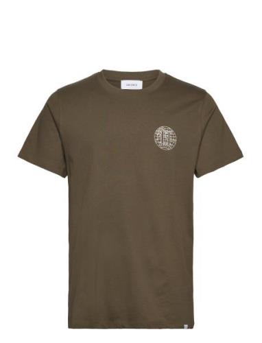 Globe T-Shirt Khaki Les Deux