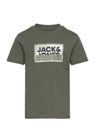 Jcologan Tee Ss Crew Neck Ss24 Jnr Khaki Jack & J S