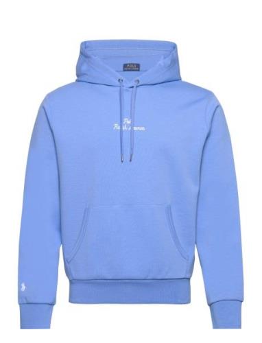 Logo Double-Knit Hoodie Blue Polo Ralph Lauren