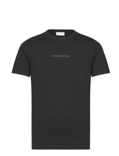 Lindbergh Print Tee S/S Black Lindbergh