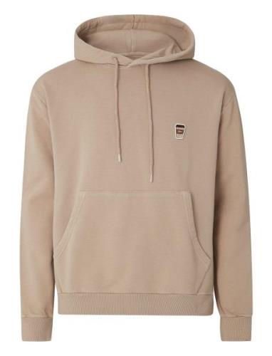 Coby Faded Hoodie Beige Lexington Clothing