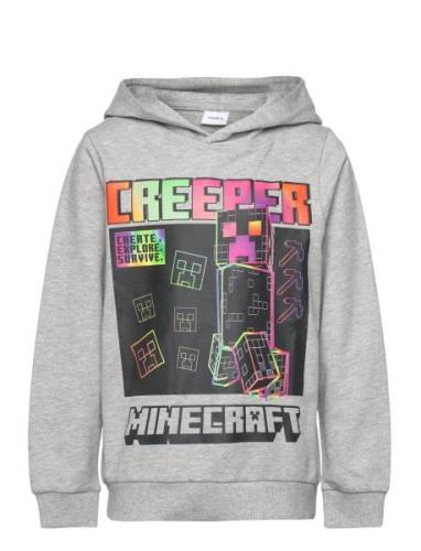 Nkmjiz Minecraft Sweat Wh Box Unb Bfu Grey Name It