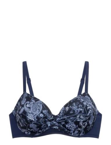 Canberra Bikini Top Blue Dorina